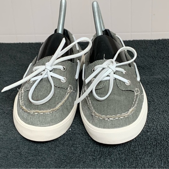 WOMENS ROCK & CANDY GRAY SHERINE BOAT SHOES SIZE 6 NICE - Picture 4 of 9